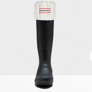 Hunter Boots Socks- Natural White